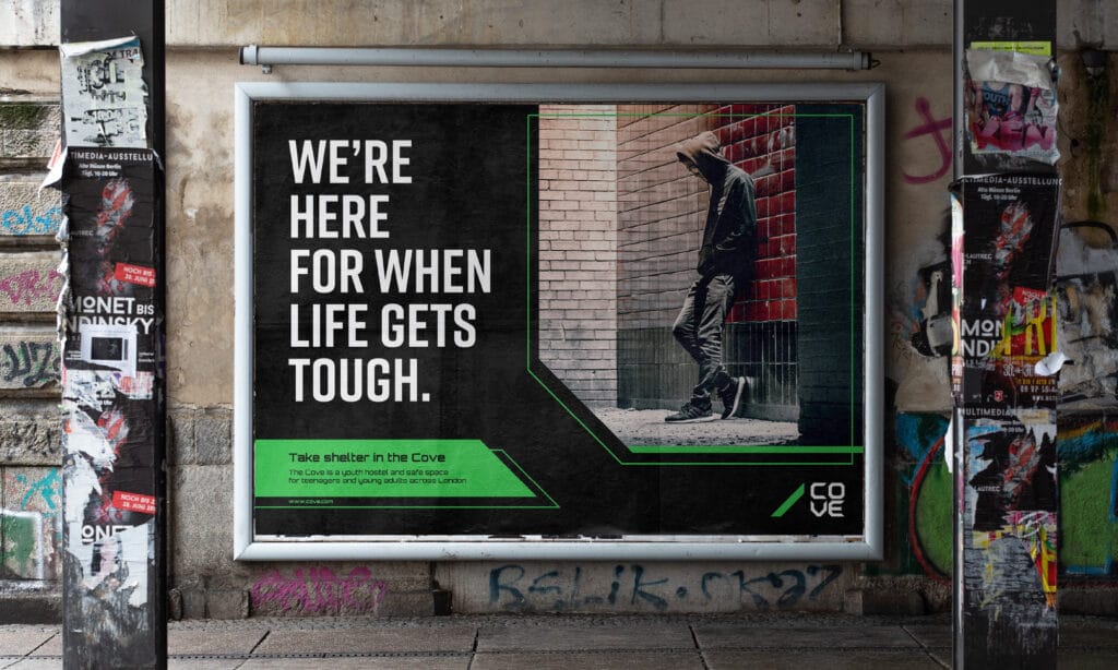 A billboard for Cove