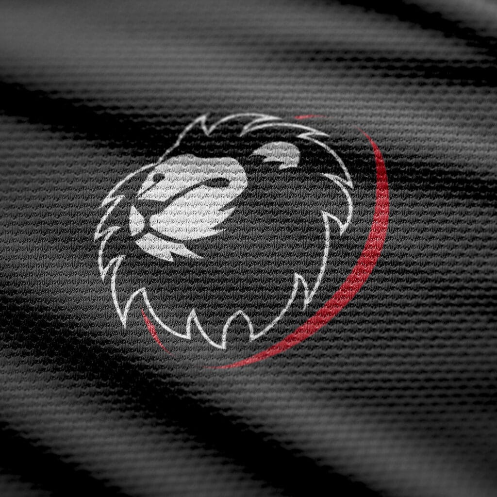 CRUFC logo rendered on sportswear