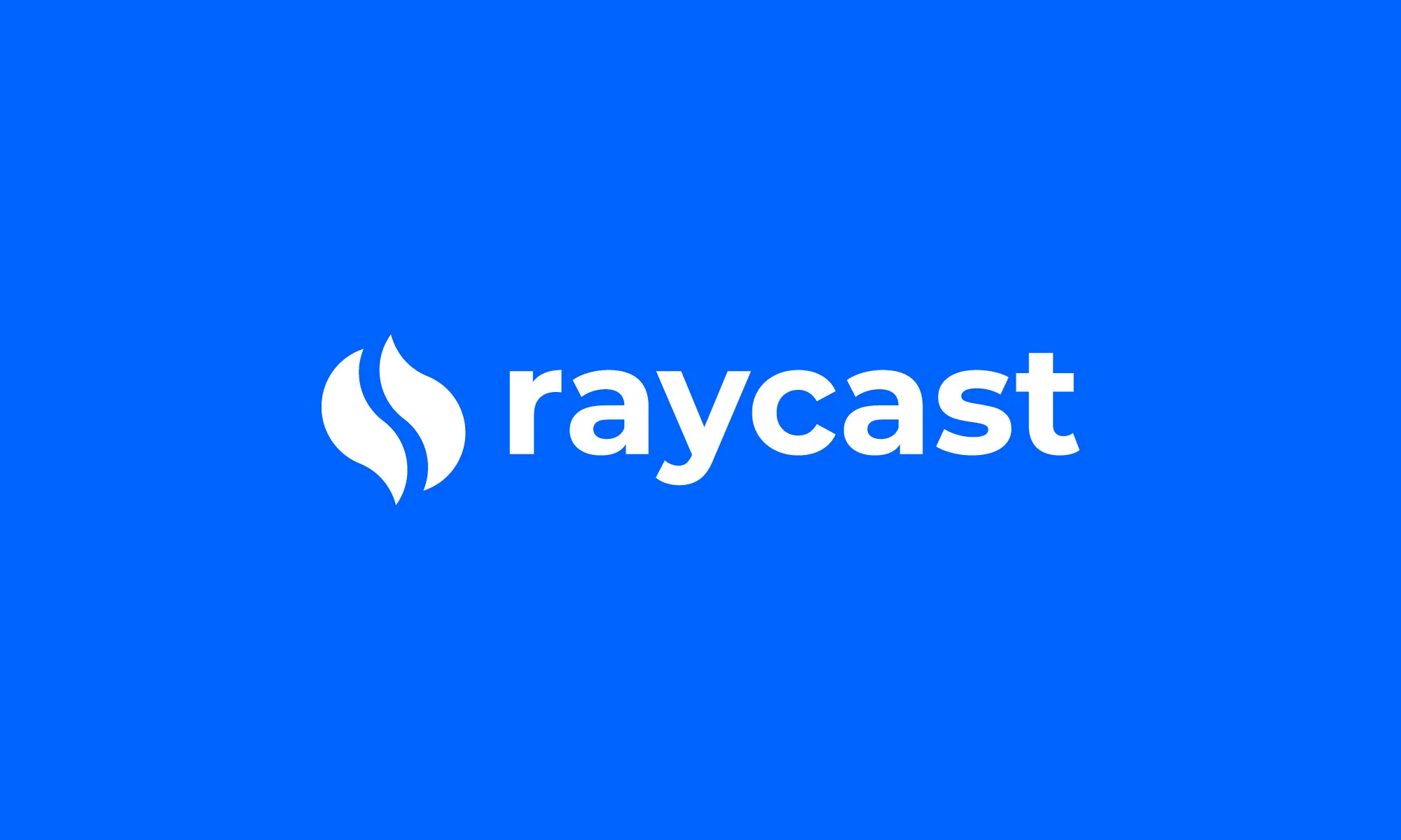 Icon for Scarlet next to the word 'raycast'